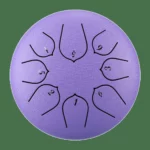 Tambor de lengüeta de acero de 8 notas para niños – 9 colores disponibles